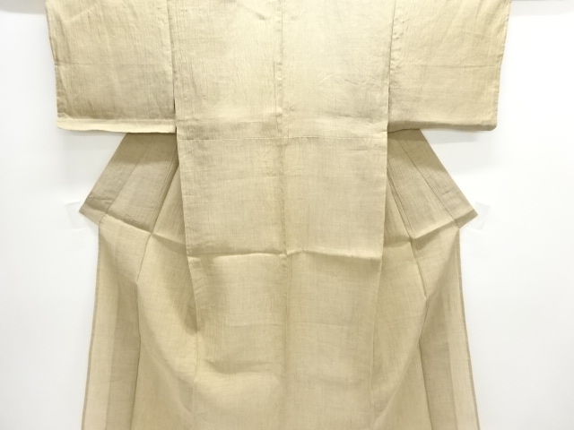 JAPANESE KIMONO / ANTIQUE AUTHENTIC OJIYA CHIJIMI KIMONO